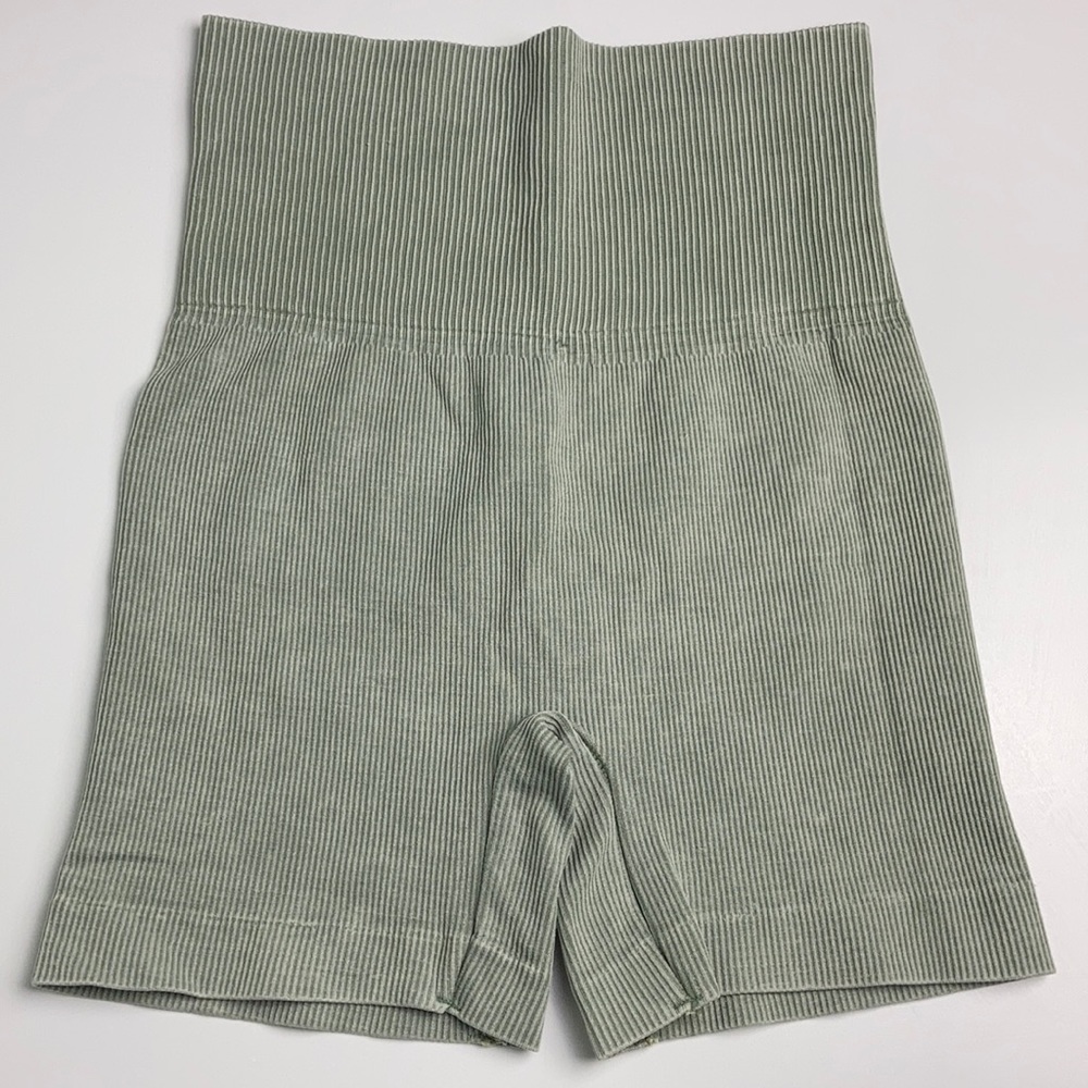 Flattering Green Bike Shorts